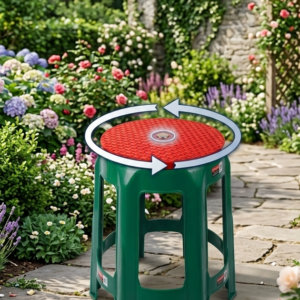 plastic swivel chair