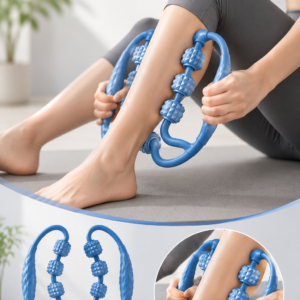 9 rod muscle roller massager | deep tissue massage roller for muscle recovery & pain relief