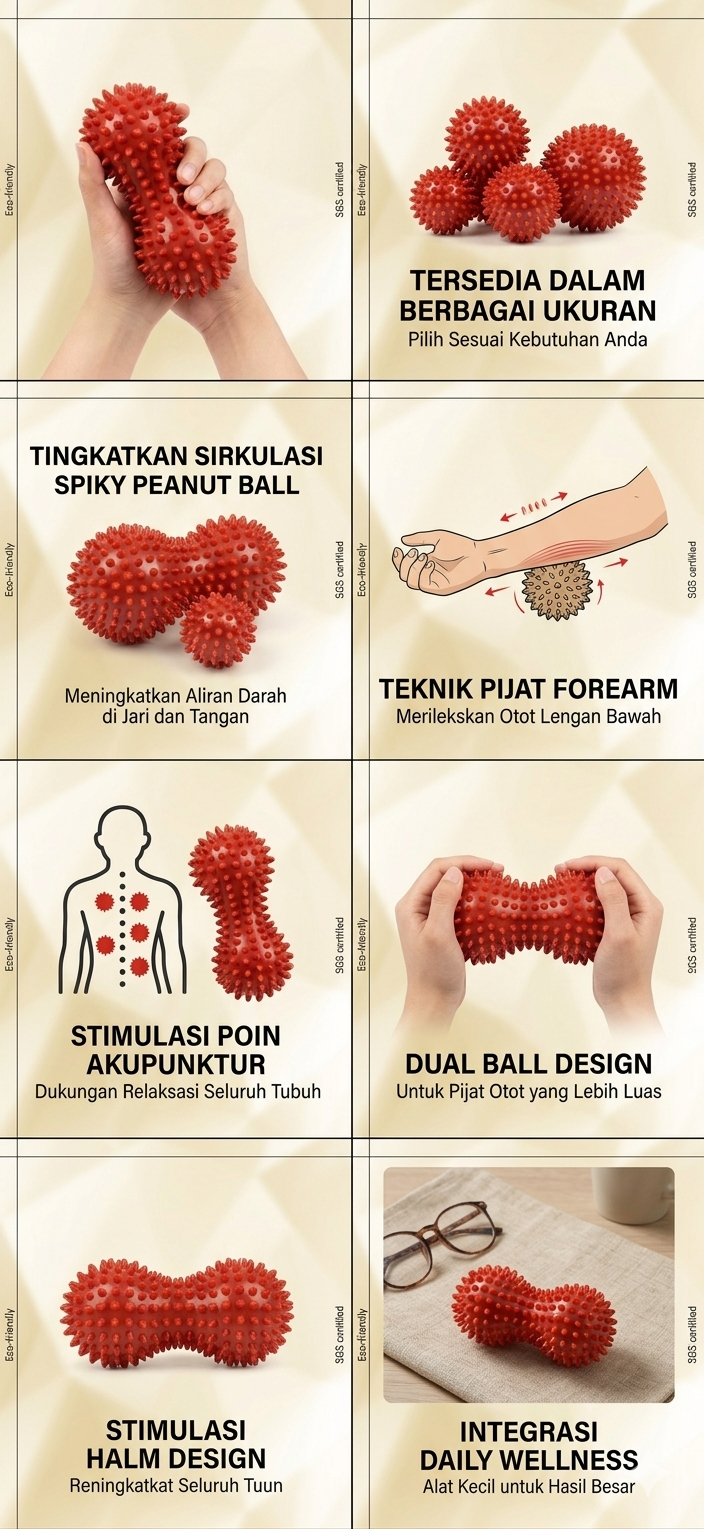 peanut massage ball | massage roller ball untuk deep tissue, trigger point & muscle relief peanut massage ball | massage roller ball untuk deep tissue, trigger point & muscle relief