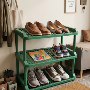 plastic shoe rack organizer – available in 3, 4 & 5 tiers