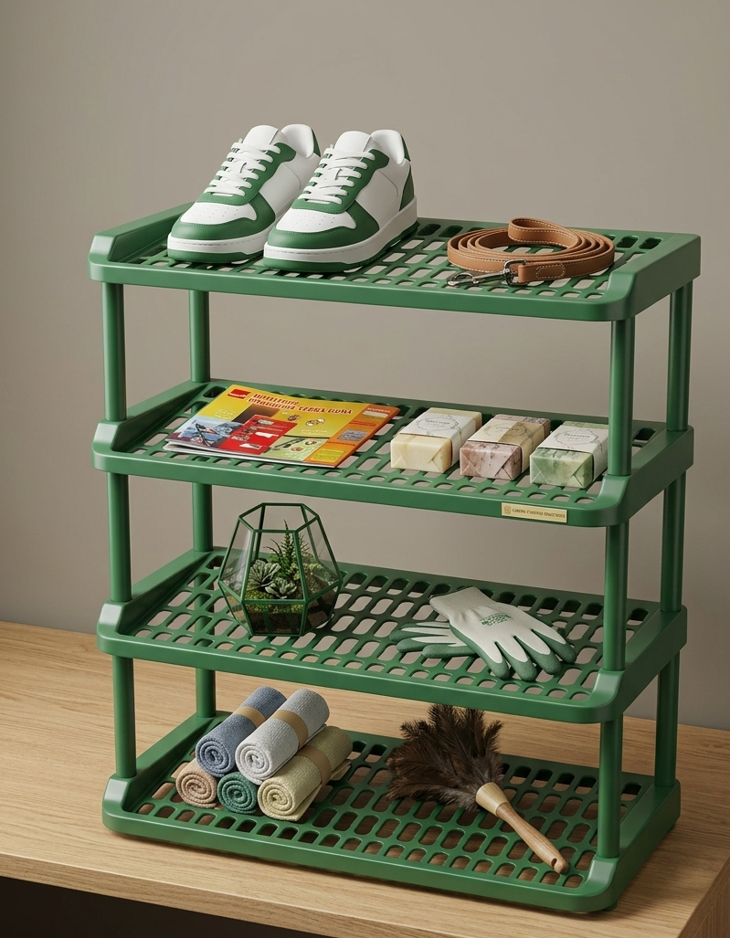 plastic shoe rack organizer – available in 3, 4 & 5 tiers plastic shoe rack organizer – available in 3, 4 & 5 tiers