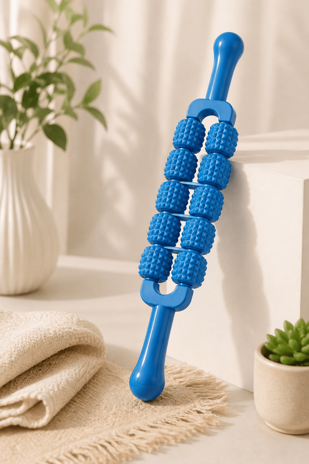 massage roller 2 roll – alat pijat tubuh dengan bola bergerigi massage roller 2 roll – alat pijat tubuh dengan bola bergerigi