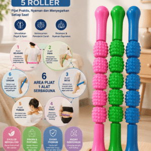 massage roller – alat pijat tubuh dengan bola bergerigi